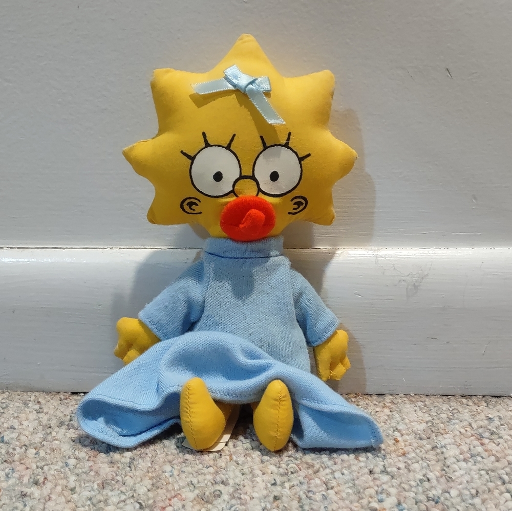 Vintage Maggie Simpson Plush Rag Doll